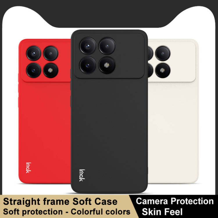 For Xiaomi Redmi K70 5G/K70 Pro 5G IMAK UC-4 Series Straight Edge TPU Soft Phone Case(Red) - K70 Pro Cases by imak | Online Shopping South Africa | PMC Jewellery | Buy Now Pay Later Mobicred