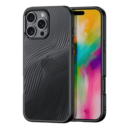 For iPhone 16 Pro Max DUX DUCIS Aimo Series  Frosted Feel Phone Case(Black) - iPhone 16 Pro Max Cases by DUX DUCIS | Online Shopping South Africa | PMC Jewellery | Buy Now Pay Later Mobicred