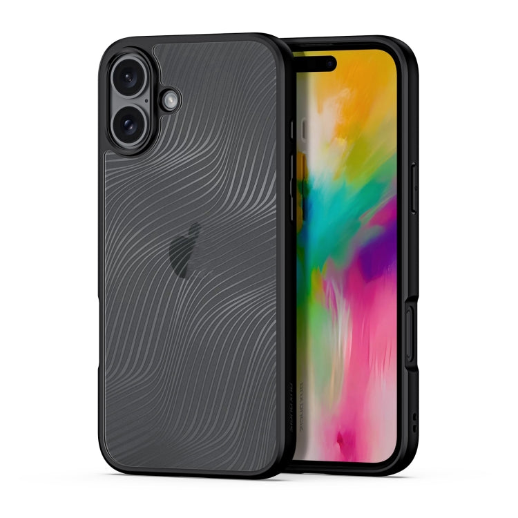 For iPhone 16 Plus DUX DUCIS Aimo Series  Frosted Feel Phone Case(Black) - iPhone 16 Plus Cases by DUX DUCIS | Online Shopping South Africa | PMC Jewellery | Buy Now Pay Later Mobicred