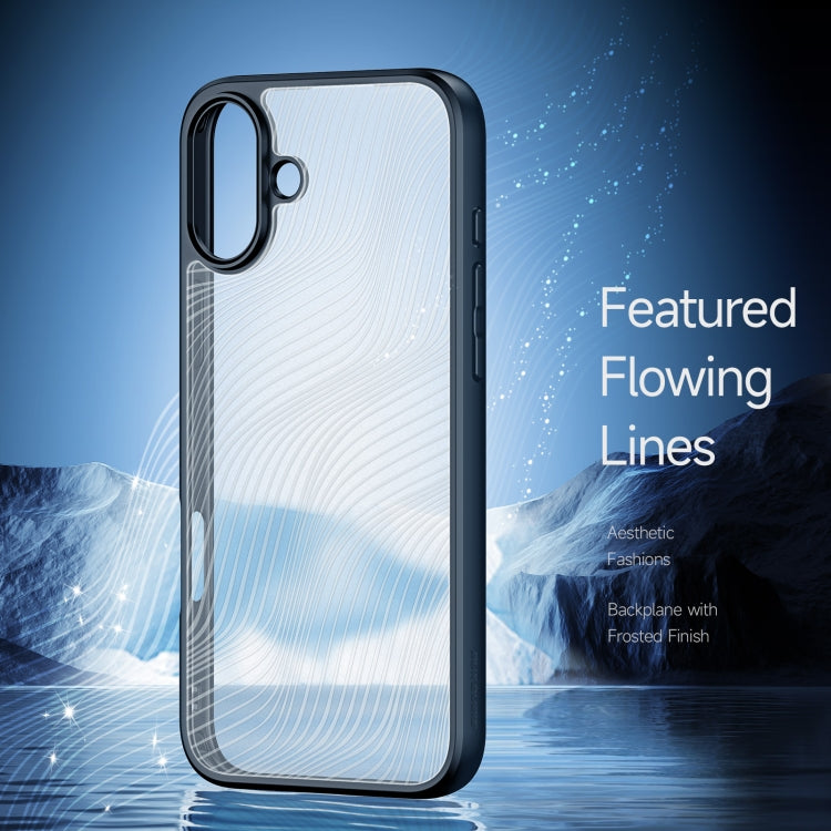 For iPhone 16 Plus DUX DUCIS Aimo Series  Frosted Feel Phone Case(Black) - iPhone 16 Plus Cases by DUX DUCIS | Online Shopping South Africa | PMC Jewellery | Buy Now Pay Later Mobicred