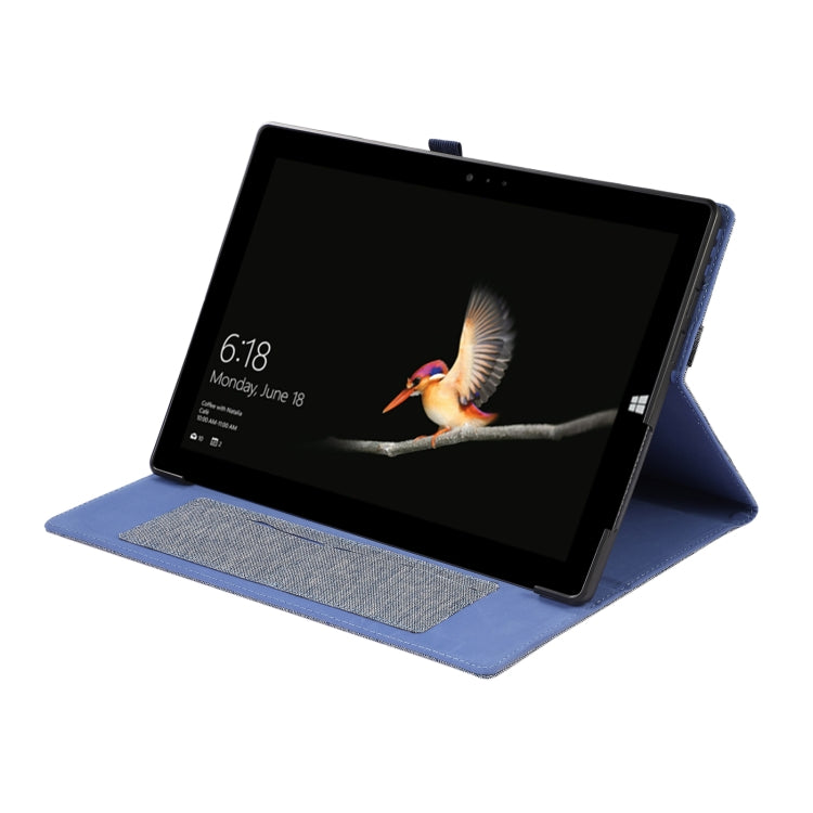 For Microsoft Surface Pro 4/5/6/7 Fabric Leather Tablet Case(Rose Red) - Others by PMC TechLife | Online Shopping South Africa | PMC TechLife | Buy Now Pay Later Mobicred