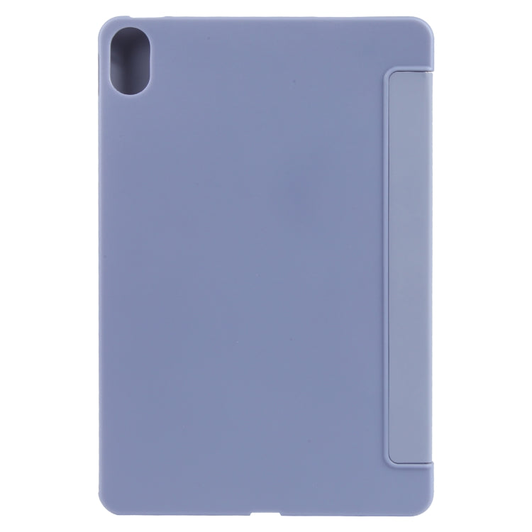 For Huawei MatePad 11 2023 GEBEI 3-folding Holder Shockproof Flip Leather Tablet Case(Light Purple) - free shipping - PMc TechLife - Order now!