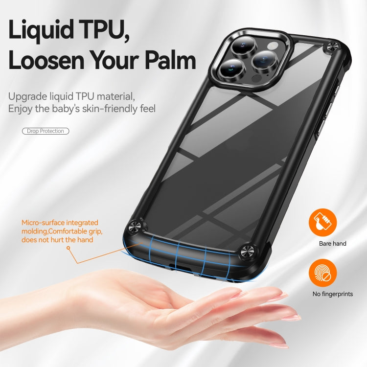 For iPhone 16 Pro TPU + PC Lens Protection Phone Case(Black) - iPhone 16 Pro Cases by PMC Jewellery | Online Shopping South Africa | PMC Jewellery | Buy Now Pay Later Mobicred