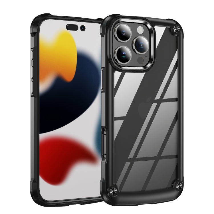 For iPhone 16 Pro Max TPU + PC Lens Protection Phone Case(Black) - iPhone 16 Pro Max Cases by PMC Jewellery | Online Shopping South Africa | PMC Jewellery | Buy Now Pay Later Mobicred