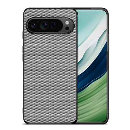 For Google Pixel 9 Nylon Cloth Texture Shockproof PC+TPU Phone Case(Grey) - Google Cases by PMC Jewellery | Online Shopping South Africa | PMC Jewellery | Buy Now Pay Later Mobicred