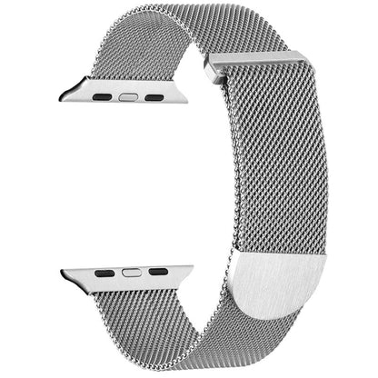 For Apple Watch SE 2023 40mm Milanese Metal Magnetic Watch Band(Silver) - Watch Bands by PMC Jewellery | Online Shopping South Africa | PMC Jewellery