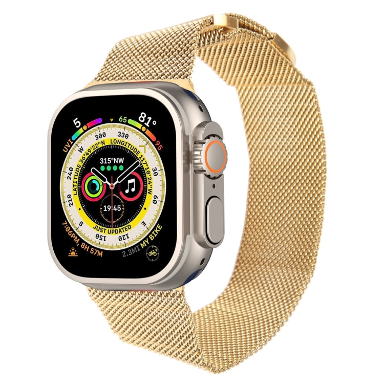 For Apple Watch SE 2023 40mm Milanese Metal Magnetic Watch Band(Gold) - free shipping - PMC TechLife - Order now!