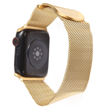 For Apple Watch Ultra 2 49mm Milanese Metal Magnetic Watch Band(Gold) - Watch Bands by PMC Jewellery | Online Shopping South Africa | PMC Jewellery