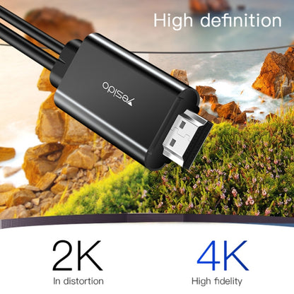 Yesido HM03 USB-C / Type-C to HDMI Adapter Cable, Length:1.8m - Cable & Adapters by Yesido | Online Shopping South Africa | PMC Jewellery | Buy Now Pay Later Mobicred