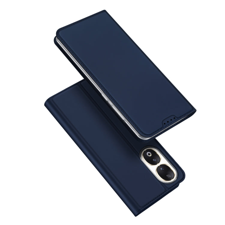 For Honor 90 DUX DUCIS Skin Pro Series Flip Leather Phone Case(Blue) - Honor Cases by DUX DUCIS | Online Shopping South Africa | PMC Jewellery | Buy Now Pay Later Mobicred