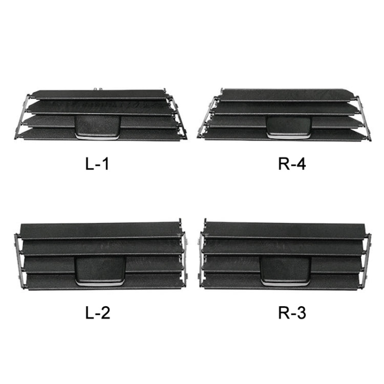 For BMW 3 Series E90 Left Driving Car Air Conditioner Air Outlet Panel 6422 9130 459-L, Style:Grille No. 4 - Air Conditioning System by PMC TechLife | Online Shopping South Africa | PMC TechLife | Buy Now Pay Later Mobicred