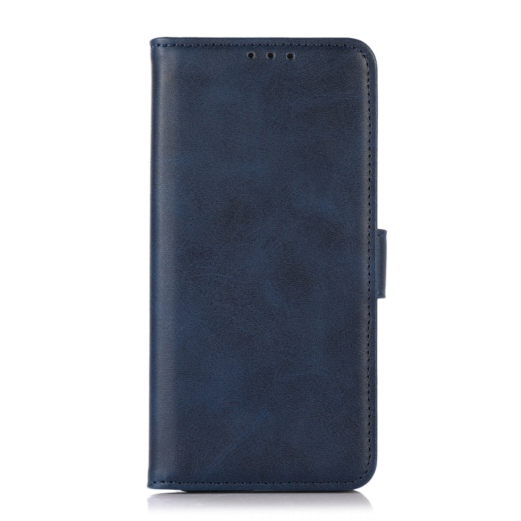 For iPhone 16 Pro Cow Texture Leather Phone Case(Blue) - iPhone 16 Pro Cases by PMC Jewellery | Online Shopping South Africa | PMC Jewellery | Buy Now Pay Later Mobicred