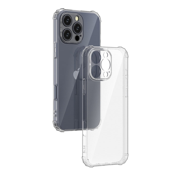 For iPhone 16 Pro Four-Corner Shockproof Clear TPU Phone Case(Transparent) - iPhone 16 Pro Cases by PMC Jewellery | Online Shopping South Africa | PMC Jewellery | Buy Now Pay Later Mobicred