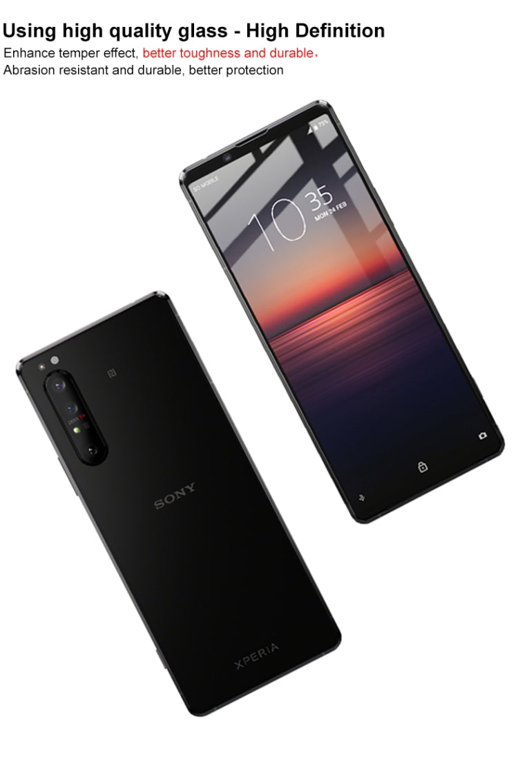 For Sony Xperia 1 II IMAK Pro+ Series Full Screen Tempered Glass Film - Sony Tempered Glass by imak | Online Shopping South Africa | PMC Jewellery