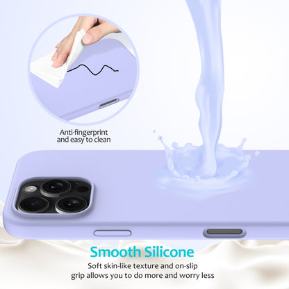 For iPhone 16 Pro Solid Color Silicone Phone Case(Purple) - More iPhone Cases by PMC Jewellery | Online Shopping South Africa | PMC Jewellery | Buy Now Pay Later Mobicred