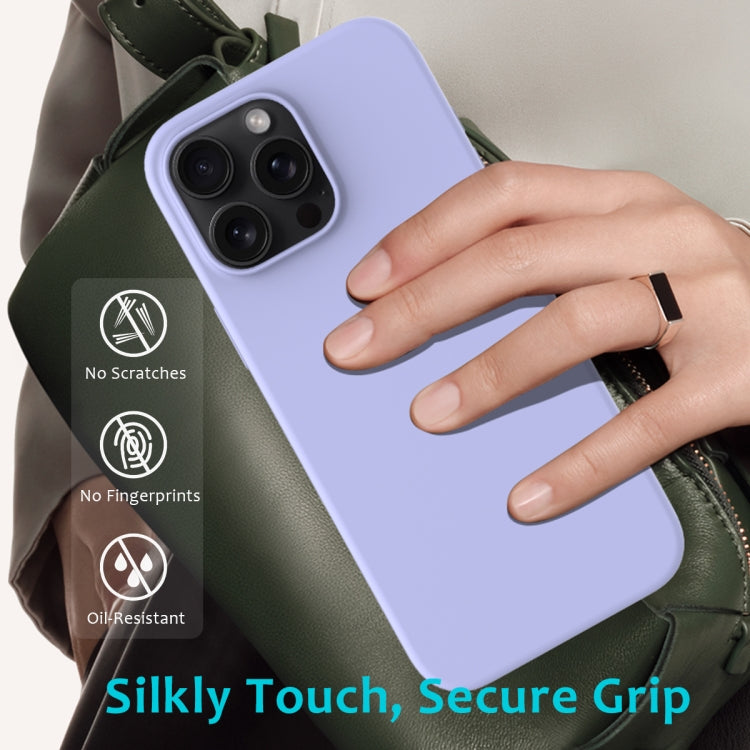 For iPhone 16 Pro Solid Color Silicone Phone Case(Purple) - More iPhone Cases by PMC Jewellery | Online Shopping South Africa | PMC Jewellery | Buy Now Pay Later Mobicred