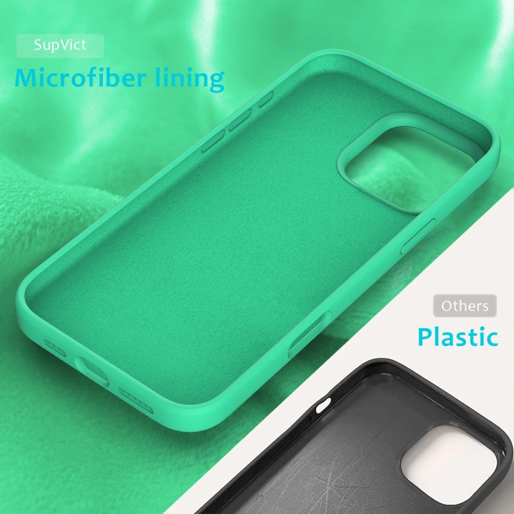 For iPhone 16 Pro Solid Color Silicone Phone Case(Green) - More iPhone Cases by PMC Jewellery | Online Shopping South Africa | PMC Jewellery | Buy Now Pay Later Mobicred