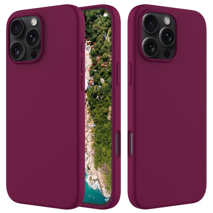 For iPhone 16 Pro Solid Color Silicone Phone Case(Violet) - More iPhone Cases by PMC Jewellery | Online Shopping South Africa | PMC Jewellery | Buy Now Pay Later Mobicred