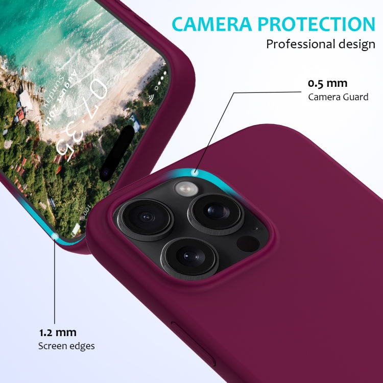 For iPhone 16 Pro Solid Color Silicone Phone Case(Violet) - More iPhone Cases by PMC Jewellery | Online Shopping South Africa | PMC Jewellery | Buy Now Pay Later Mobicred