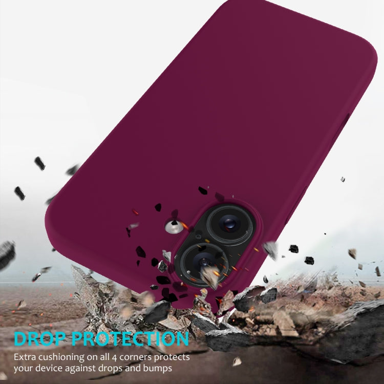 For iPhone 16 Plus Solid Color Silicone Phone Case(Violet) - More iPhone Cases by PMC Jewellery | Online Shopping South Africa | PMC Jewellery | Buy Now Pay Later Mobicred