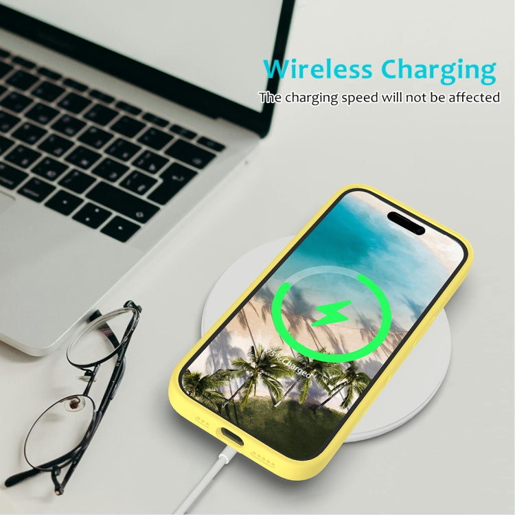 For iPhone 16 Solid Color Silicone Phone Case(Lemon Yellow) - More iPhone Cases by PMC Jewellery | Online Shopping South Africa | PMC Jewellery | Buy Now Pay Later Mobicred