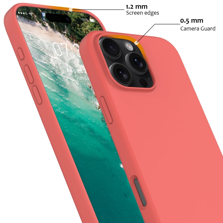 For iPhone 16 Pro Max Shockproof Silicone Magsafe Phone Case(Pink Orange) - iPhone 16 Pro Max Cases by PMC Jewellery | Online Shopping South Africa | PMC Jewellery | Buy Now Pay Later Mobicred