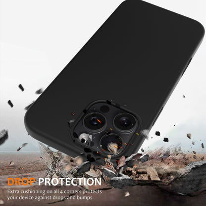 For iPhone 16 Pro Max Shockproof Silicone Magsafe Phone Case(Black) - iPhone 16 Pro Max Cases by PMC Jewellery | Online Shopping South Africa | PMC Jewellery | Buy Now Pay Later Mobicred