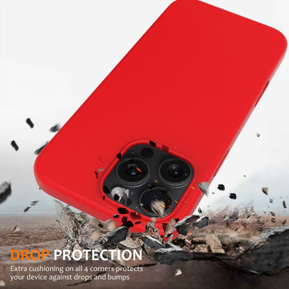 For iPhone 16 Pro Max Shockproof Silicone Magsafe Phone Case(Red) - iPhone 16 Pro Max Cases by PMC Jewellery | Online Shopping South Africa | PMC Jewellery | Buy Now Pay Later Mobicred