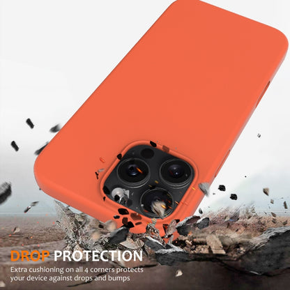 For iPhone 16 Pro Max Shockproof Silicone Magsafe Phone Case(Gold Orange) - iPhone 16 Pro Max Cases by PMC Jewellery | Online Shopping South Africa | PMC Jewellery | Buy Now Pay Later Mobicred