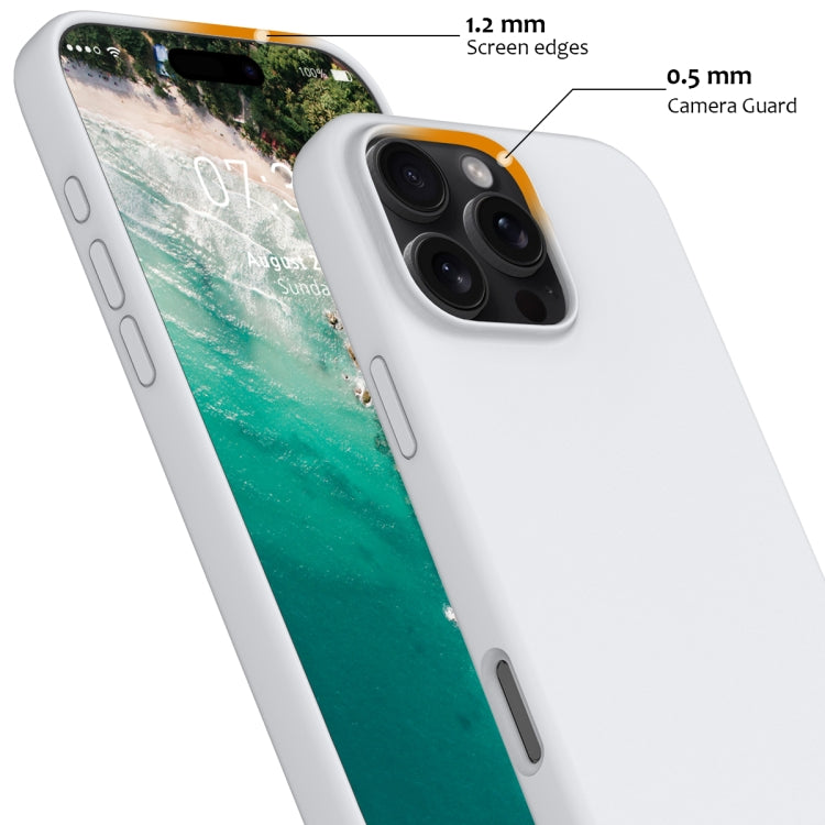 For iPhone 16 Pro Shockproof Silicone Magsafe Phone Case(White) - iPhone 16 Pro Cases by PMC Jewellery | Online Shopping South Africa | PMC Jewellery | Buy Now Pay Later Mobicred