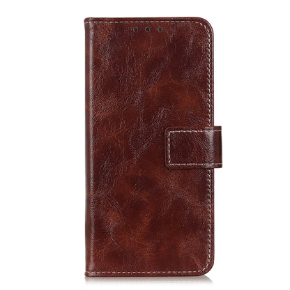 For iPhone 16 Pro Retro Crazy Horse Texture Horizontal Flip Leather Phone Case(Brown) - iPhone 16 Pro Cases by PMC Jewellery | Online Shopping South Africa | PMC Jewellery | Buy Now Pay Later Mobicred