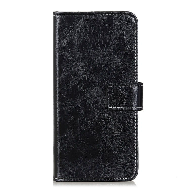 For iPhone 16 Pro Max Retro Crazy Horse Texture Horizontal Flip Leather Phone Case(Black) - iPhone 16 Pro Max Cases by PMC Jewellery | Online Shopping South Africa | PMC Jewellery | Buy Now Pay Later Mobicred