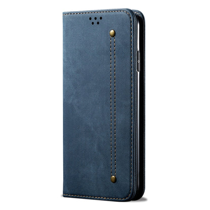 For vivo X100 Denim Texture Flip Leather Phone Case(Blue) - X100 Cases by imak | Online Shopping South Africa | PMC Jewellery | Buy Now Pay Later Mobicred