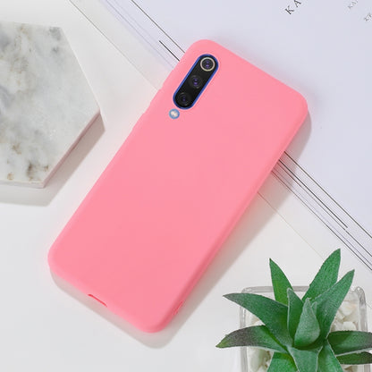 For Xiaomi Mi 9 SE Shockproof Frosted TPU Protective Case(Light Blue) - Xiaomi Cases by PMC Jewellery | Online Shopping South Africa | PMC Jewellery