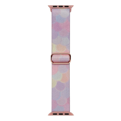 For Apple Watch Ultra 2 49mm Painted Pattern Nylon Replacement Watch Band(Symphony Bubbles) - Watch Bands by PMC Jewellery | Online Shopping South Africa | PMC Jewellery | Buy Now Pay Later Mobicred