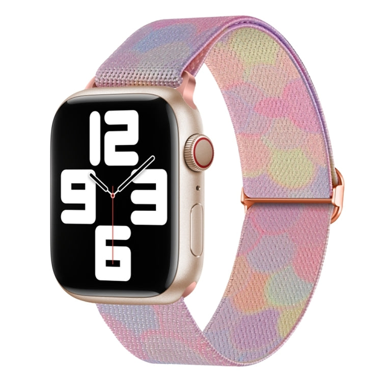 For Apple Watch 9 45mm Painted Pattern Nylon Replacement Watch Band(Symphony Bubbles) - free shipping - PMc TechLife - Order now!