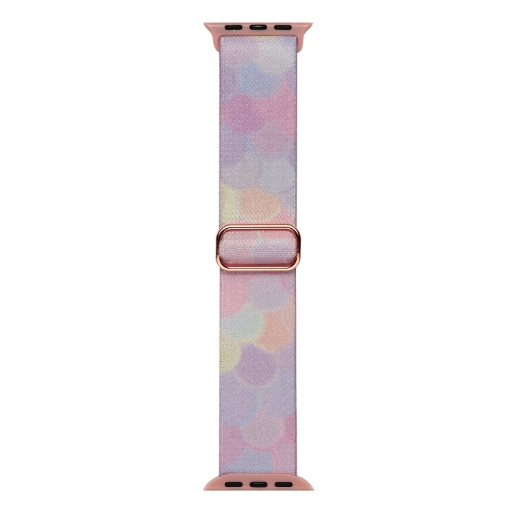 For Apple Watch 9 45mm Painted Pattern Nylon Replacement Watch Band(Symphony Bubbles) - free shipping - PMc TechLife - Order now!