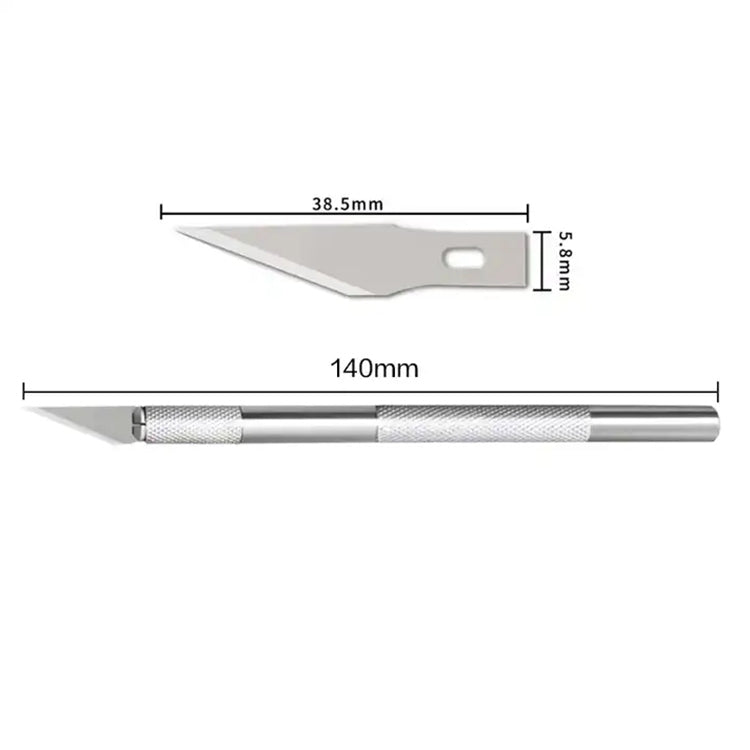 6 in 1 Aluminum Alloy DIY Carving Tool Handmade Pen Knife(Blue) - Burin &Cutting Knife by PMC TechLife | Online Shopping South Africa | PMC TechLife