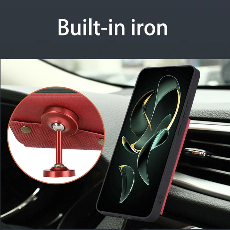 For Xiaomi 13T / Redmi K60 Ultra Double Buckle Card Slots Magnetic Phone Case(Black) - Xiaomi Cases by PMC TechLife | Online Shopping South Africa | PMC TechLife | Buy Now Pay Later Mobicred