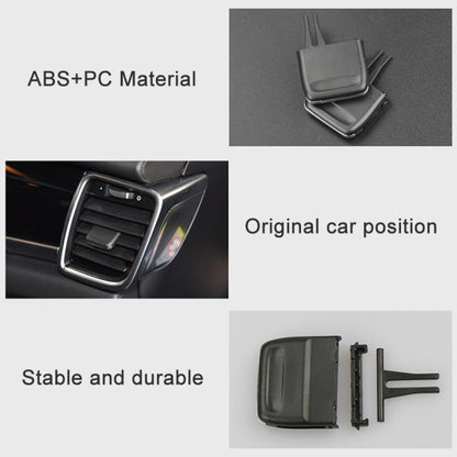 For Porsche Panamera Left Driving Car Air Conditioning Air Outlet Paddle, Type:Rear Row - Air Conditioning System by PMC Jewellery | Online Shopping South Africa | PMC Jewellery | Buy Now Pay Later Mobicred