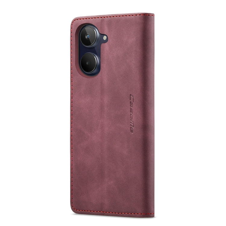 For Realme 10 4G CaseMe 013 Multifunctional Horizontal Flip Leather Phone Case(Wine Red) - Realme Cases by CaseMe | Online Shopping South Africa | PMC Jewellery | Buy Now Pay Later Mobicred