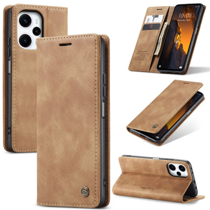 For Xiaomi Poco F5 5G/Redmi Note 12 Turbo 5G CaseMe 013 Multifunctional Horizontal Flip Leather Phone Case(Brown) - Xiaomi Cases by CaseMe | Online Shopping South Africa | PMC Jewellery | Buy Now Pay Later Mobicred