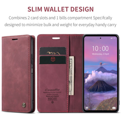 For Xiaomi Redmi 12 4G / 12 5G／Note 12R CaseMe 013 Multifunctional Horizontal Flip Leather Phone Case(Wine Red) - Xiaomi Cases by CaseMe | Online Shopping South Africa | PMC Jewellery | Buy Now Pay Later Mobicred