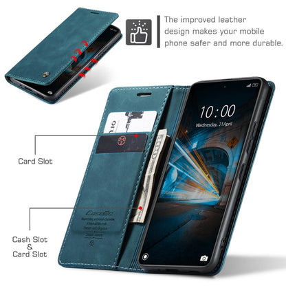 For Xiaomi 14 CaseMe 013 Multifunctional Horizontal Flip Leather Phone Case(Blue) - 14 Cases by CaseMe | Online Shopping South Africa | PMC Jewellery | Buy Now Pay Later Mobicred