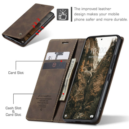 For Xiaomi 14 Pro CaseMe 013 Multifunctional Horizontal Flip Leather Phone Case(Coffee) - 14 Pro Cases by CaseMe | Online Shopping South Africa | PMC Jewellery | Buy Now Pay Later Mobicred