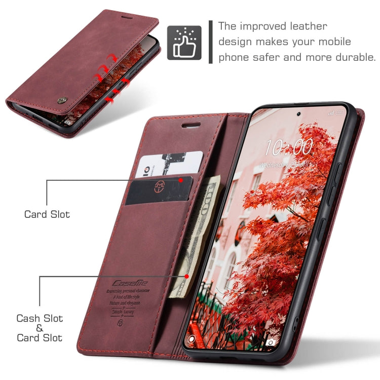 For Xiaomi 14 Pro CaseMe 013 Multifunctional Horizontal Flip Leather Phone Case(Wine Red) - 14 Pro Cases by CaseMe | Online Shopping South Africa | PMC Jewellery | Buy Now Pay Later Mobicred