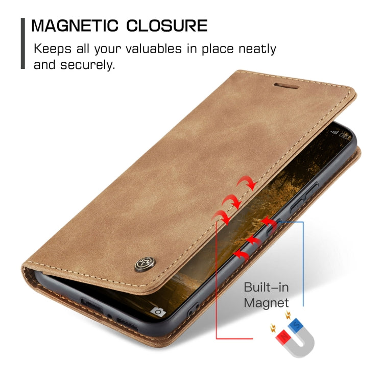 For Xiaomi Redmi Note 13 4G CaseMe 013 Multifunctional Horizontal Flip Leather Phone Case(Brown) - Xiaomi Cases by CaseMe | Online Shopping South Africa | PMC Jewellery | Buy Now Pay Later Mobicred