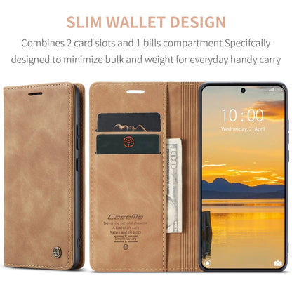 For Xiaomi Redmi K70E 5G CaseMe 013 Multifunctional Horizontal Flip Leather Phone Case(Brown) - K70E Cases by CaseMe | Online Shopping South Africa | PMC Jewellery | Buy Now Pay Later Mobicred