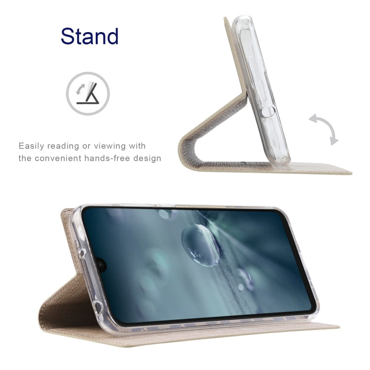 For Sharp Aquos Wish 3 ViLi DMX Series Shockproof TPU + PU Leather Magnetic Attraction Horizontal Flip Case(Gold) - free shipping - PMC Jewellery - Order now!