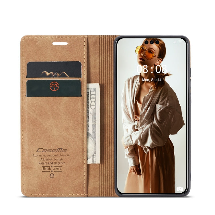 For Huawei Mate 60 Pro / 60 Pro+ CaseMe 013 Multifunctional Horizontal Flip Leather Phone Case(Brown) - free shipping - PMC Jewellery - Order now!
